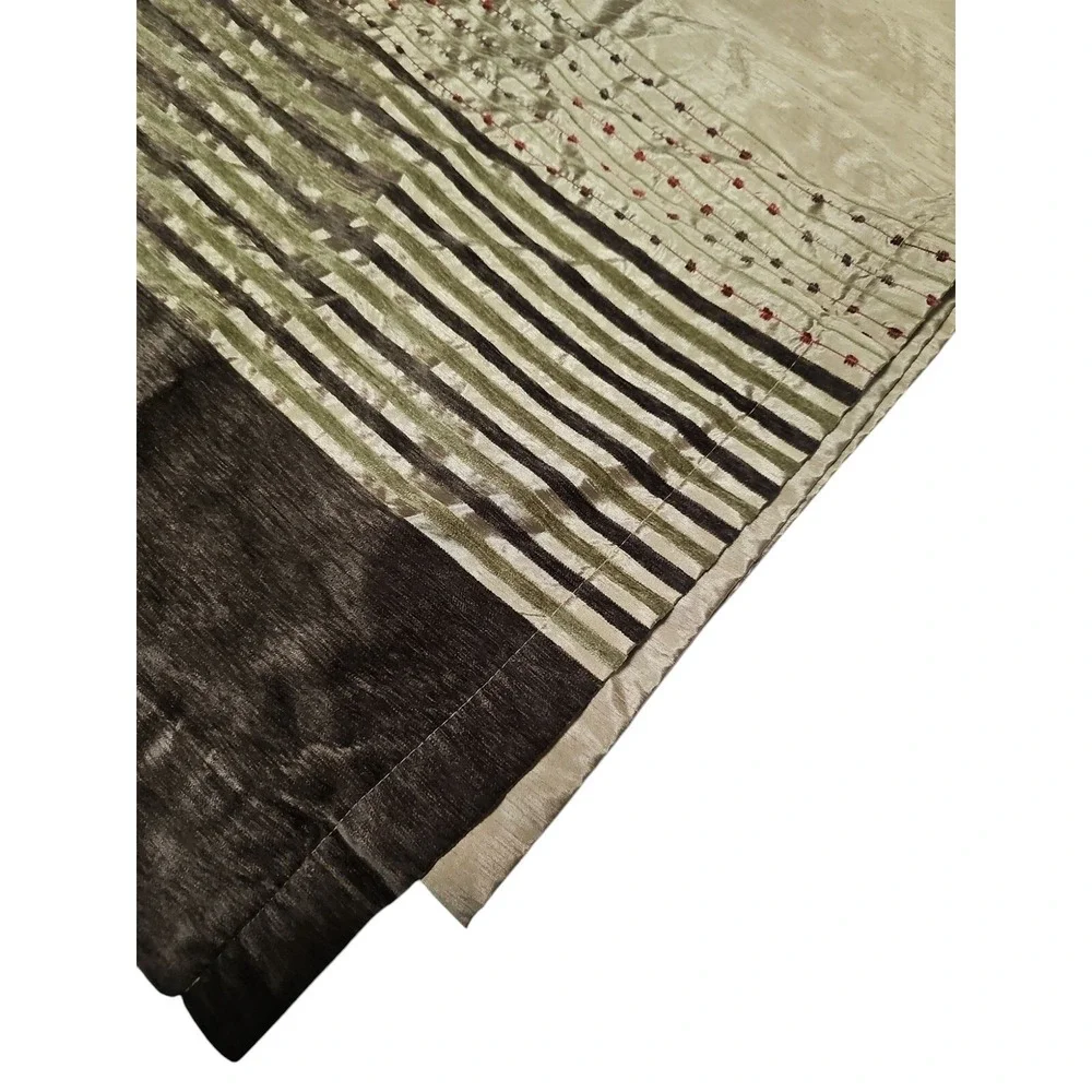 Studio JCP Studio Curtain Panel Grommet Striped Room Darkening Beige Brown 52x40